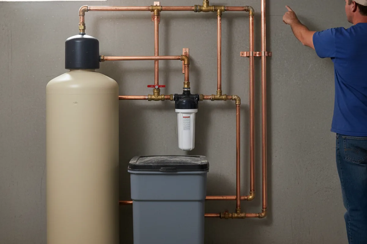 Whole-house water treatment system installed in Thomson